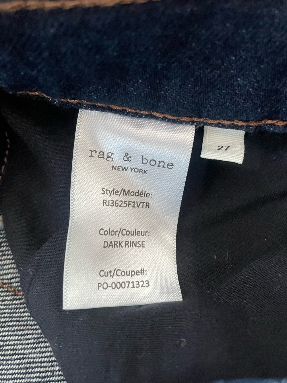 rag & bone Harlow Mid-Rise Ankle Straight Jeans Women’s 27 - Picture 5 of 8